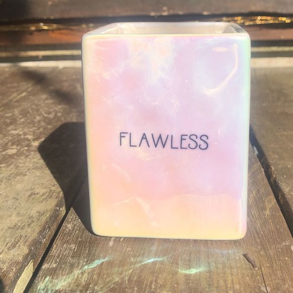 2/$25 🍋 Rainbow Aurora Ceramic Makeup or Hairbrush Holder - Picture 4 of 6